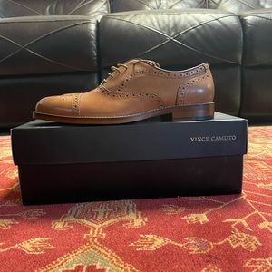 Very nice brown shoes.